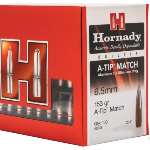 Hornady A-Tip Match 153 Grain .264 6.5mm Bullets